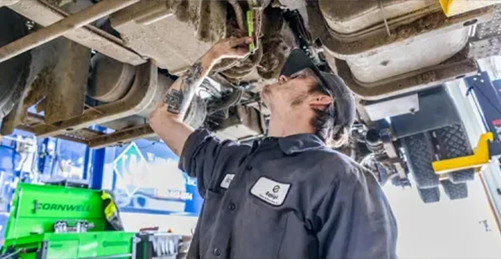 Inspecting a Truck