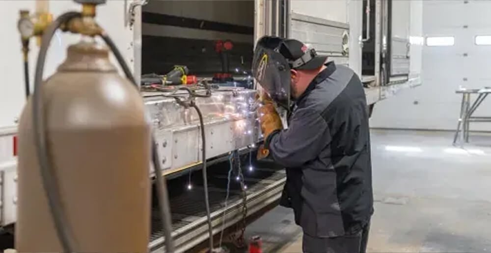 Welding a RV